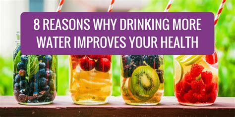 8 Reasons Why Drinking More Water Improves Your Health Pesto And Margaritas