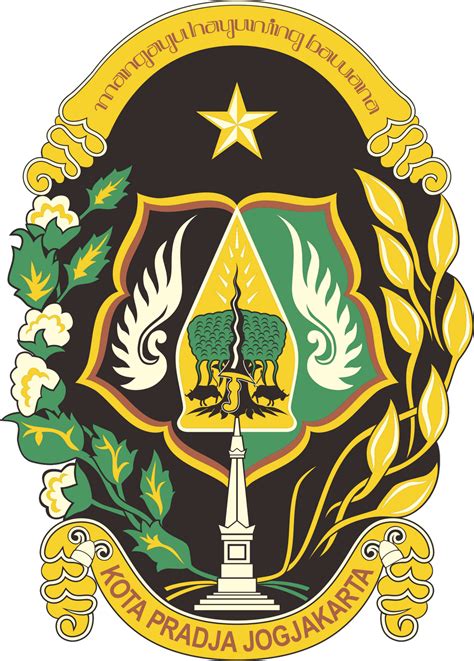 Tugu jogja was built about a year after the formation of ngayogyakarta hadiningrat kingdom. Logo Kota Yogyakarta - Kumpulan Logo Lambang Indonesia