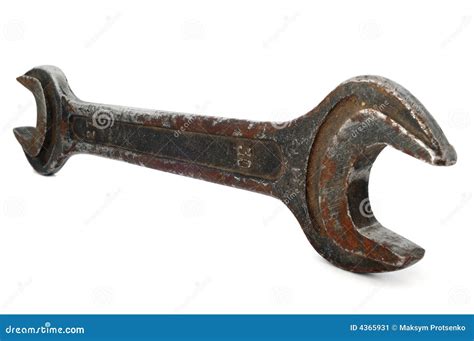 Old Wrench Stock Image Image Of Heavy Spanner Plumber 4365931