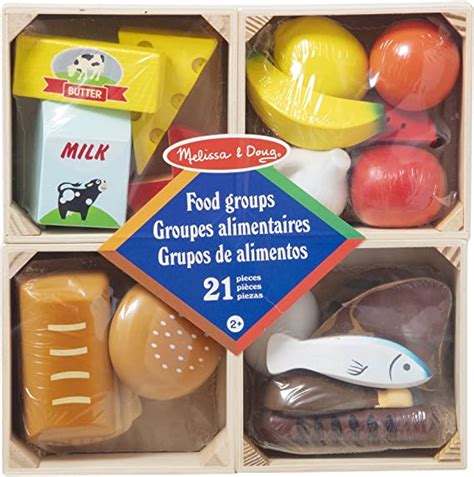 Melissa And Doug Food Groups Wooden Play Food Pretend Play 21