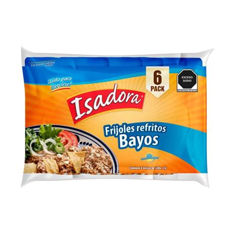 Frijoles Isadora Bayos Refritos Pzas De G