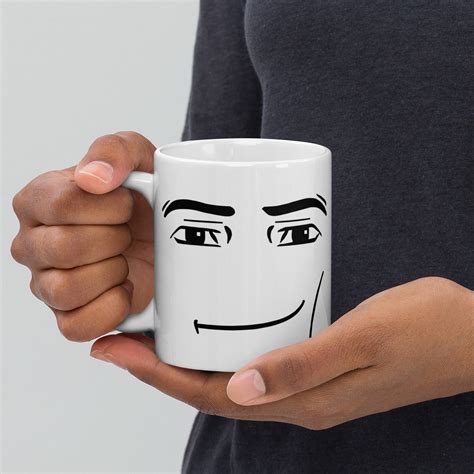 Roblox Man Face Mug Funny Cup Meme Mug Roblox Etsy Hong Kong