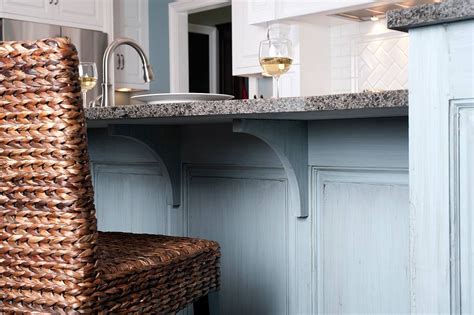 Few spaces in the home are as versatile as the countertop. under island brackets | Kitchen designs photos, Kitchen ...