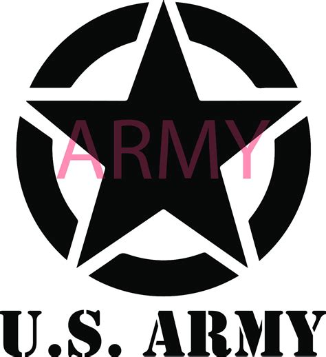 Army Star Logo Svg Army Insignia Etsy