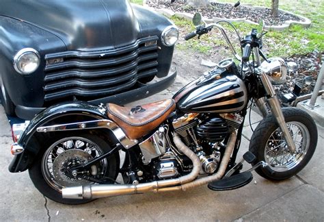 2005 softail deluxe flstni in excellent condition. 2005 Black Harley-Davidson Softail FLSTN Deluxe Pictures ...