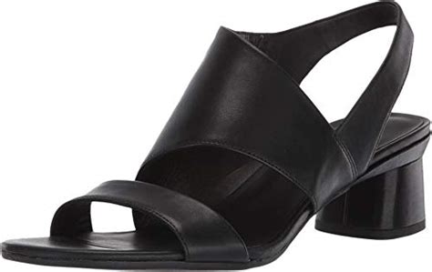 ecco womens elevate 45 block heeled sandal black 9 9 5 us pricepulse