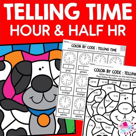 Telling Time Coloring Worksheets Worksheets For Kindergarten