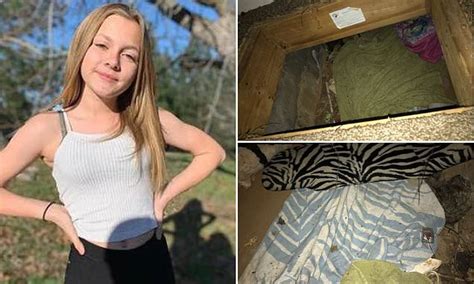 Missing California Girl Found In Home Where She Slept Under A Trapdoor Daily Mail Online