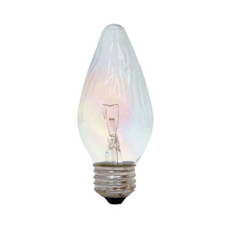 Ge 40 Watt Incandescent F15 Flame Tip Decorative Auradescent Light Bulb