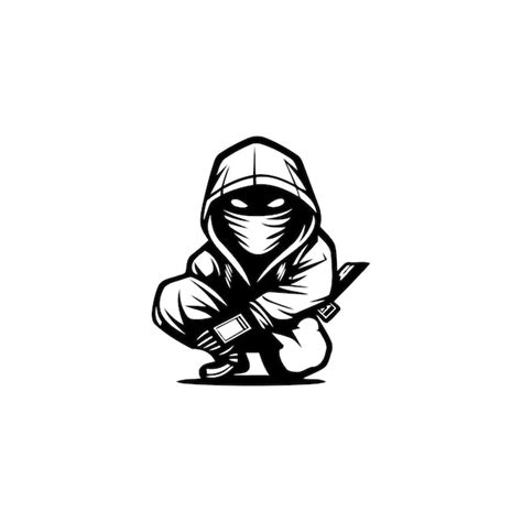 Premium Vector Ninja Logo Design Vector Illustration