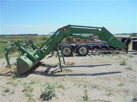 John Deere 280 Quick Attach Loader With Bucket And Grapple Bigiron Auctions