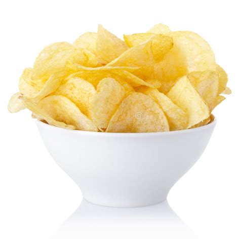 Potato Chips Bowl Stock Image Image Of Prepared Path 20432561