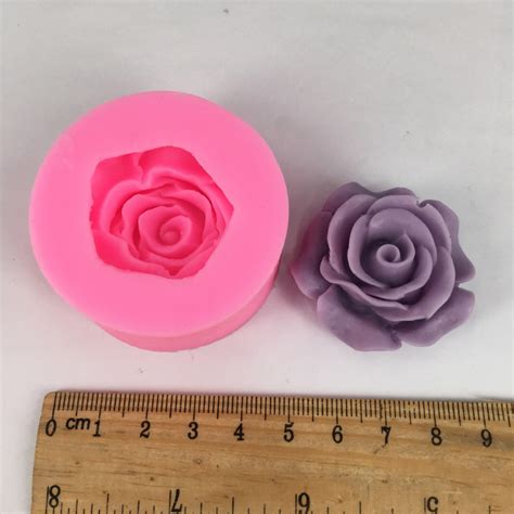 molde de silicone rosa 04 confeitaria e biscuit elo7