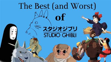 Every Studio Ghibli Movie Ranked Youtube
