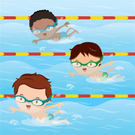 Best Swimming Lesson Illustrations Royalty Free Vector Graphics And Clip