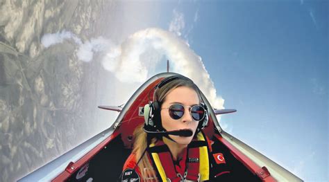 Flying Without Fear Meet Turkeys First Professional Female Aerobatic