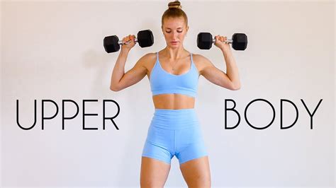 Min Full Upper Body Workout Toning Strength Youtube