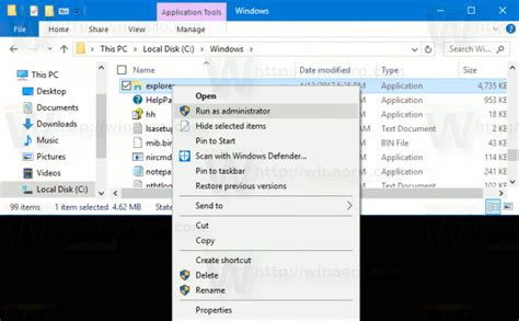 How To Run File Explorer As Administrator In Windows 10