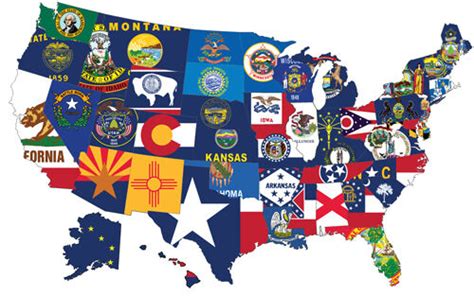 Set Of 50 3x5 State Flags United States Complete All Us States 3x5 Ft