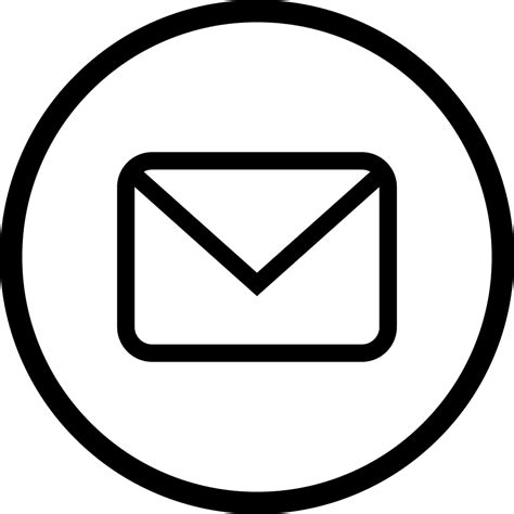 Email Icon Png White 44570 Free Icons Library
