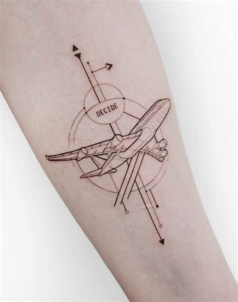 21 Outstanding Plane Tattoos Plane Tattoo Airplane Tattoos Aviation