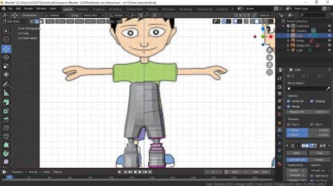 Blender D Modelando Um Personagem No Blender Parte YouTube
