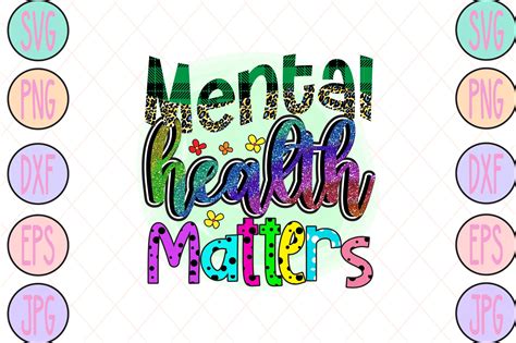 Mental Health Matters Graphic by Sublimation_Bundle · Creative Fabrica