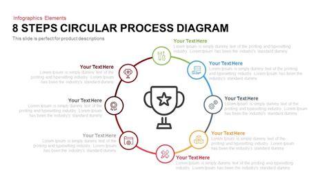 8 Steps Circular Diagram Powerpoint Template And Keynote Slide 8 Step