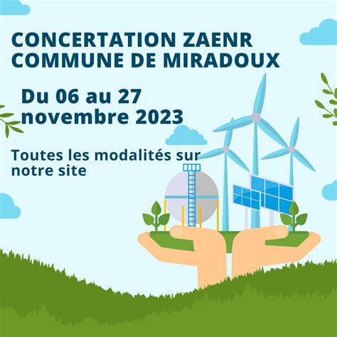 Concertation concernant la définition de Zones d Accélération pour les