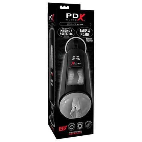 Pipedream Extreme Elite Rechargeable Ultimate Milker Masturbator Pussy Clearblk 603912757316 Ebay