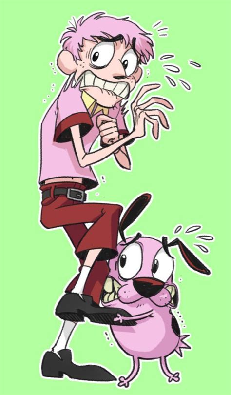 Originalhumanized Courage Courage The Cowardly Dog Cartoon Dog