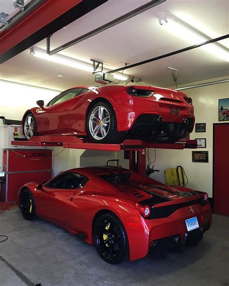 Baller Garage Stacks Of Horses Ferrari 488 Gtb And Ferrari 458 Speciale