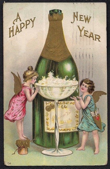 Odd And Sometimes Awesome New Years Day Cards Vintage Happy New Year