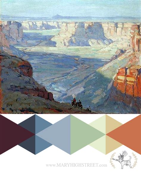 Color Palettes With The Masters Edgar Payne Palette Color