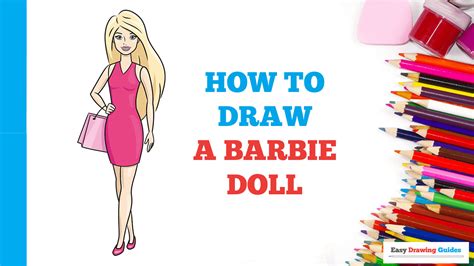 how to draw a barbie doll really easy drawing tutorial doll drawing images and photos finder