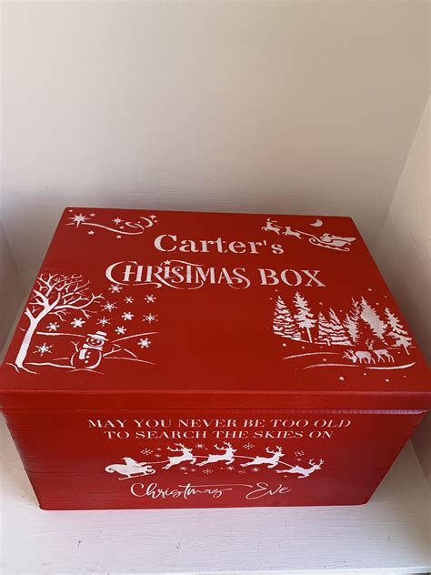 Large Lidded Christmas Box