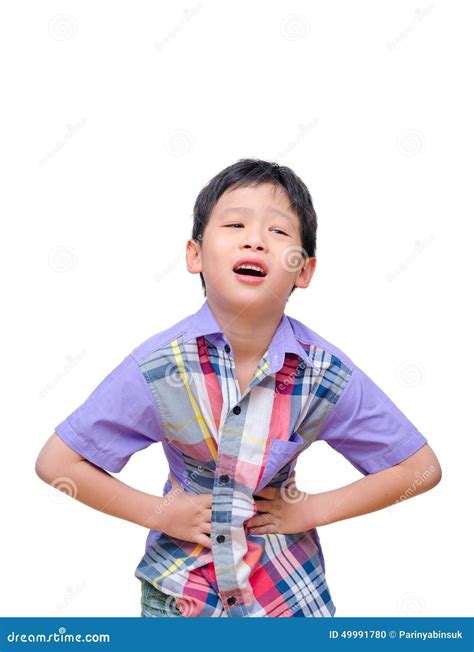 Little Boy With Stomachache Stock Photo Image Of Little Gastritis