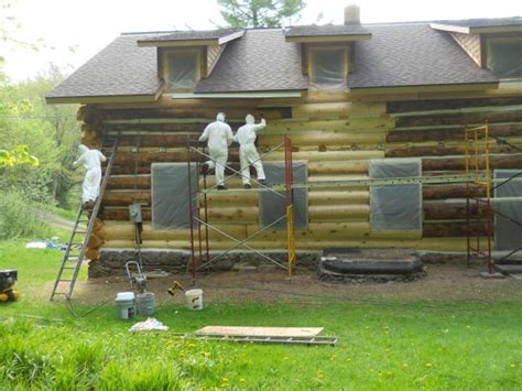 Log Home Restoration Experts Mn Wi Edmunds And Company