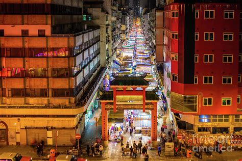 Temple Street Night Market Hong Kong Photograph By Arnaud Martinez
