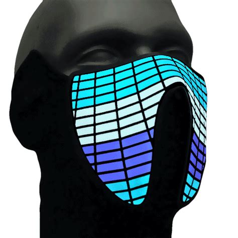 Sound Reactive Equalizer Led Rave Mask Neon Culture