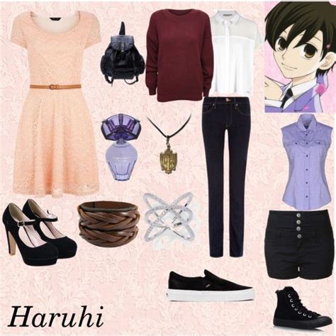 Ouran Haruhi By Animedowntherunway On Polyvore Nerdy Outfits Fandom
