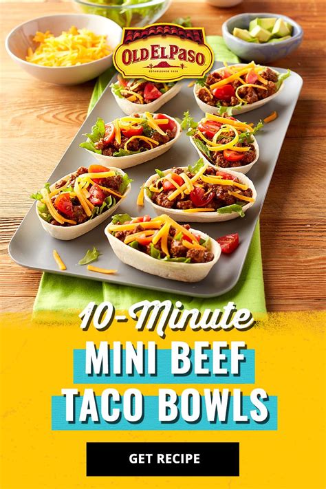 Dinner Appetizers Appetizer Snacks Soft Taco Bowls Mexican Cooking