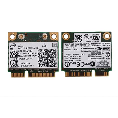 Buy Intel 622anhu Advanced N Wifi Card For Lenovo 60y3230 8540w 2540p