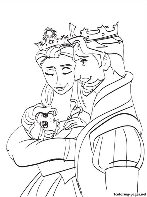 king queen   rapunzel coloring pages