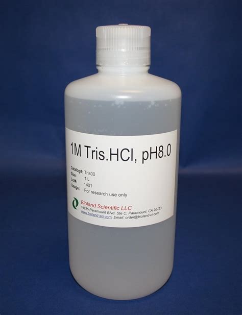 1m Tris Hcl Ph80 1000 Ml Industrial And Scientific
