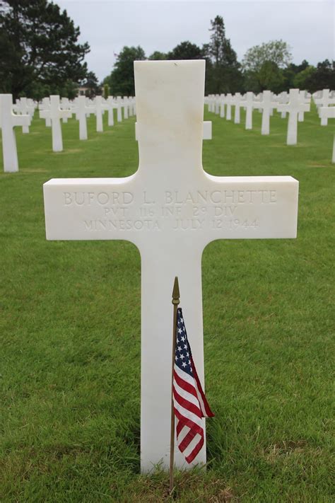 116th Infantry Regiment Roll Of Honor Pvt Buford Lawrence Blanchette