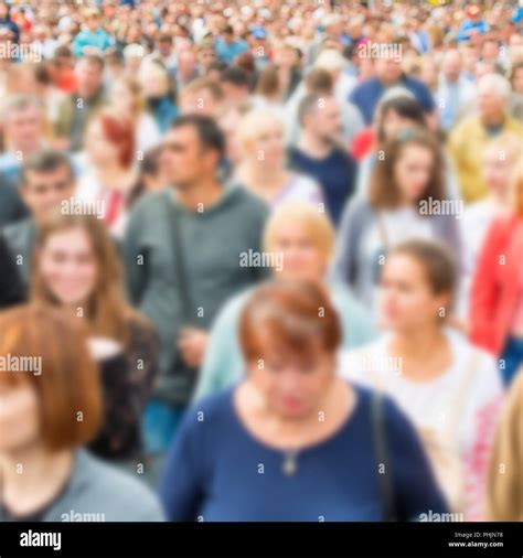 Crowd Of People Stock Photo Alamy
