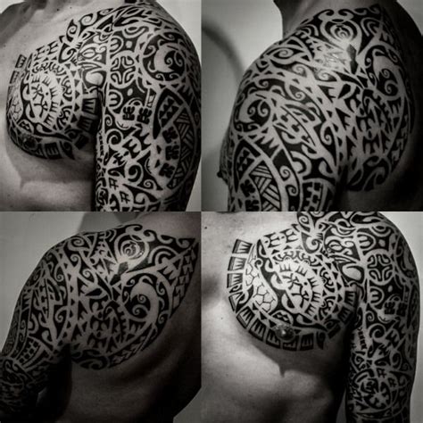 These images feature thick links, almost exclusively in greyscale, and represent the relationship between ocean and island. Nilton - Ocean legacy | Tattoos, Tribal tattoos, Tribal ...