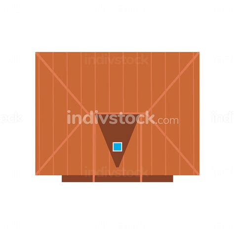 House Top View Building Real Estate Vector Icon Home Isolated White