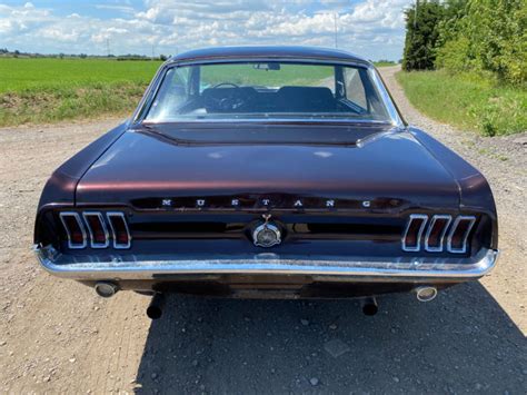 Sold 1967 Mustang V8 Auto Black Cherry Project Oakwood Classics